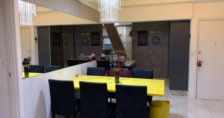 Apartamento à venda no Edifício Carnaúba em Londrina. Com 3 quartos sendo 1 suíte, sala, cozinha e sacada integrados, janela Skin Glass, cozinha plane