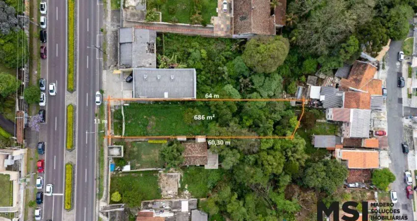 Terreno à venda na Avenida Manoel Ribas, 2310, Vista Alegre, Curitiba