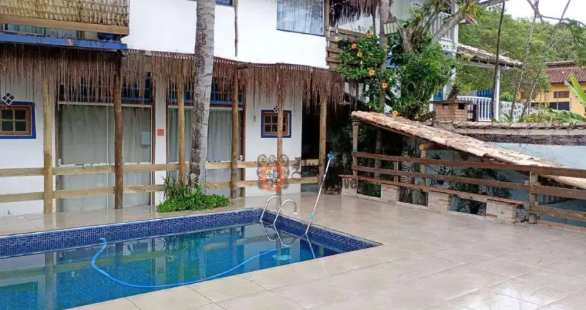 Pousada com 10 dormitórios à venda, 300 m² por r$ 2.490.000,00 - perequê - ilhabela/sp