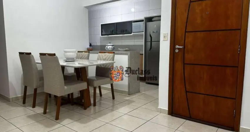 Apartamento com 2 dormitórios à venda, 76 m² por r$ 650.000,00 - mirim - praia grande/sp