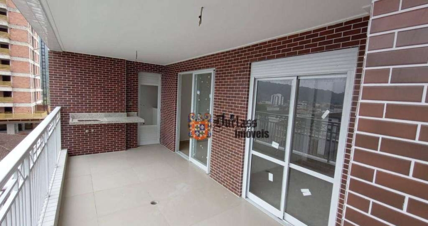 Apartamento com 2 dormitórios à venda, 94 m² por R$ 690.000,00 - Canto do Forte - Praia Grande/SP