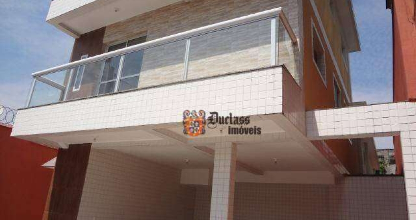 Sobrado com 3 dormitórios à venda, 92 m² por R$ 370.000,00 - Catiapoã - São Vicente/SP