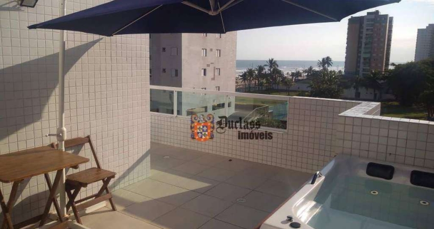 Cobertura com 3 dormitórios à venda, 118 m² por R$ 1.060.000,00 - Solemar - Praia Grande/SP