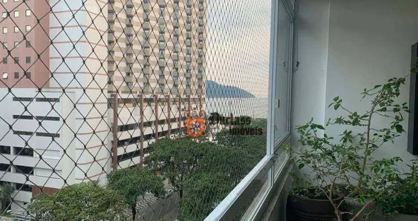 Apartamento com 3 dormitórios à venda, 137 m² por R$ 910.000,00 - Gonzaga - Santos/SP