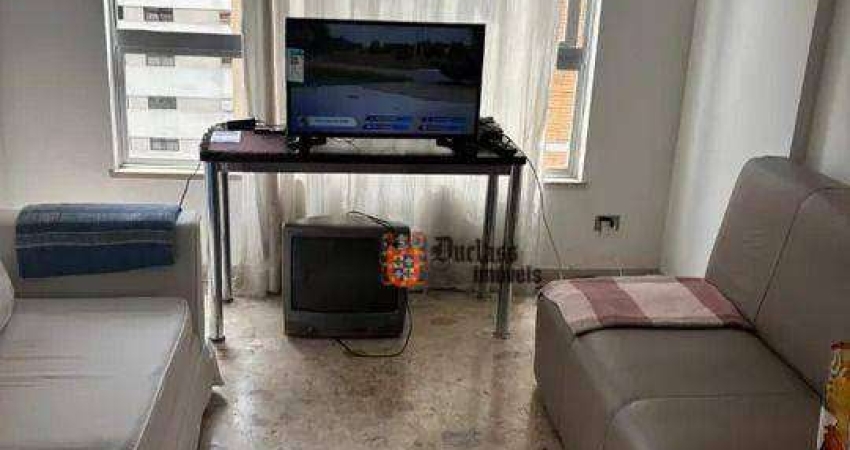 Apartamento com 1 dormitório à venda, 88 m² por R$ 320.000 - Pitangueiras – M – Barra Funda - Guarujá/SP