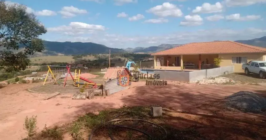 Chácara com 4 dormitórios à venda, 2000 m² por r$ 595.000,00 - jardim - extrema/mg