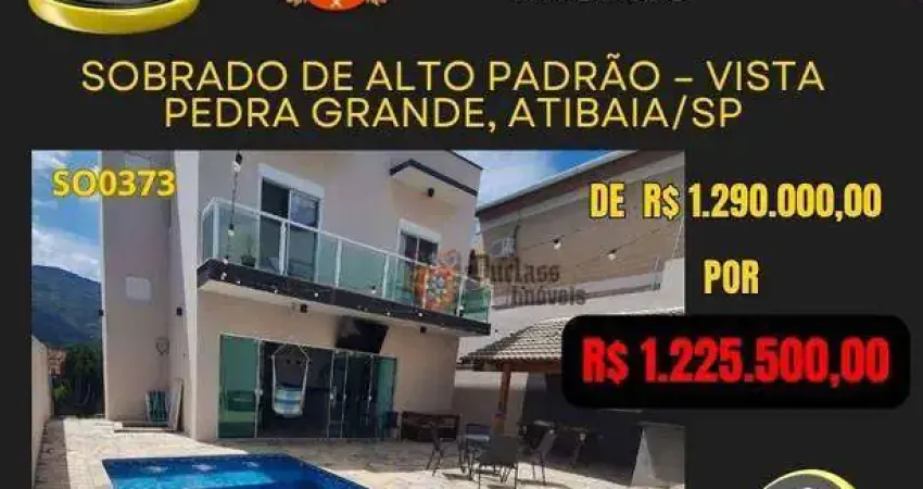 Sobrado com 3 dormitórios à venda, 202 m² por r$ 1.225.500,00 - jardim maristela - atibaia/sp