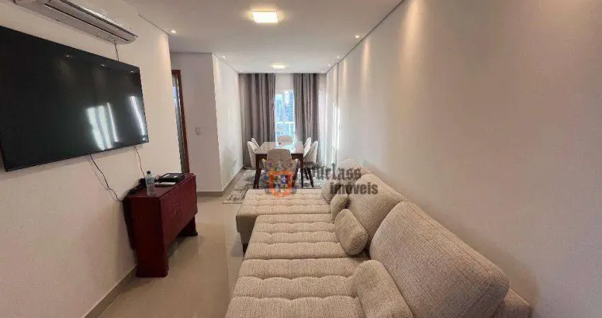 Apartamento com 2 dormitórios à venda, 52 m² por r$ 835.000 - embaré - santos/sp
