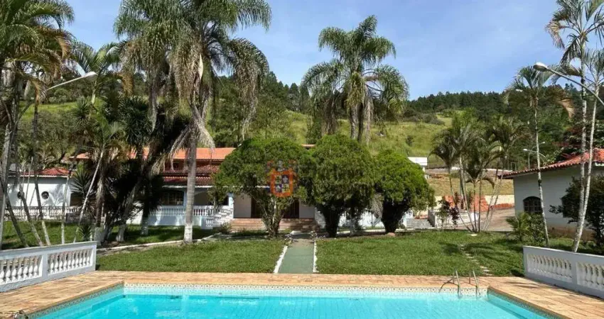 Sítio com 5 dormitórios à venda, 25173 m² por r$ 2.600.000,00 - rosário - atibaia/sp