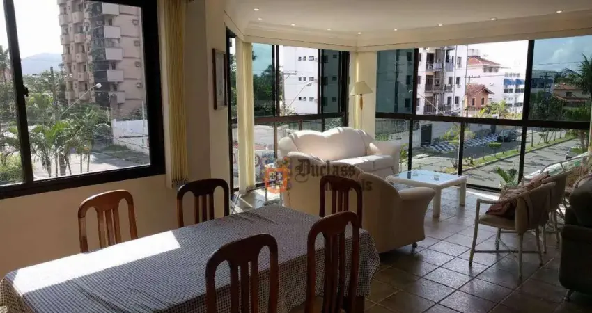 Apartamento com 4 dormitórios à venda, 138 m² por R$ 590.000 - Balneário Cidade Atlântica - Guarujá/SP