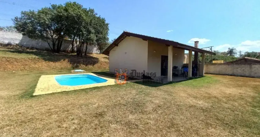 Chácara com 2 dormitórios à venda, 1220 m² por r$ 400.000,00 - cachoeira - atibaia/sp