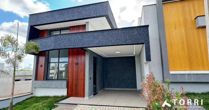 Casa com piscina à venda no Condomínio Villagio Ipanema I, em Sorocaba/SP.