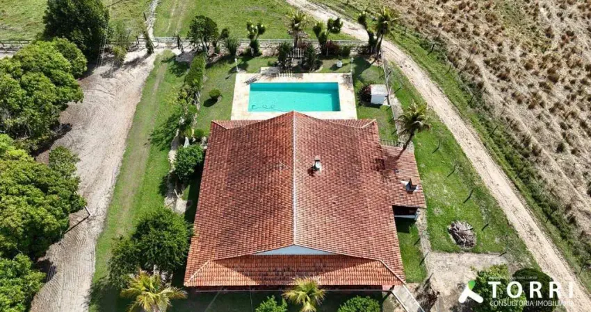 Excelente sítio, linda casa de sede com piscina á venda em tatuí-sp