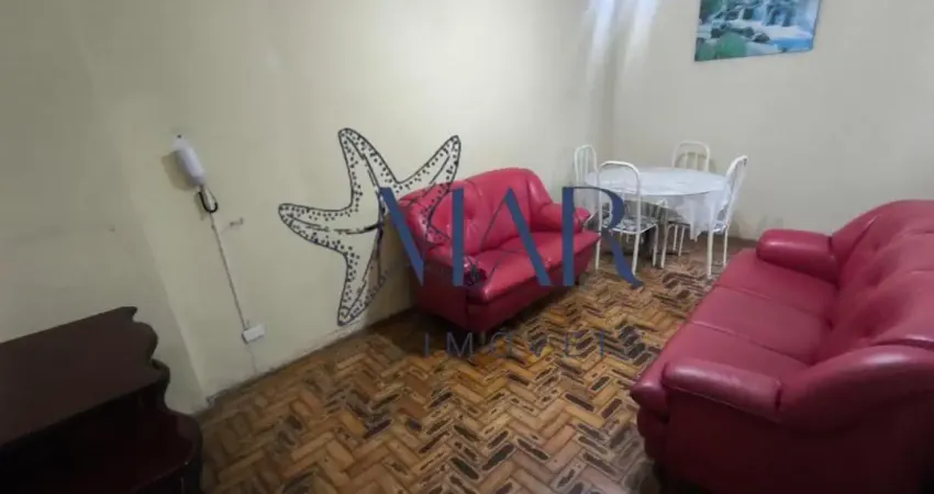 Locação em edifício frente a praia do José Menino em Santos - SP