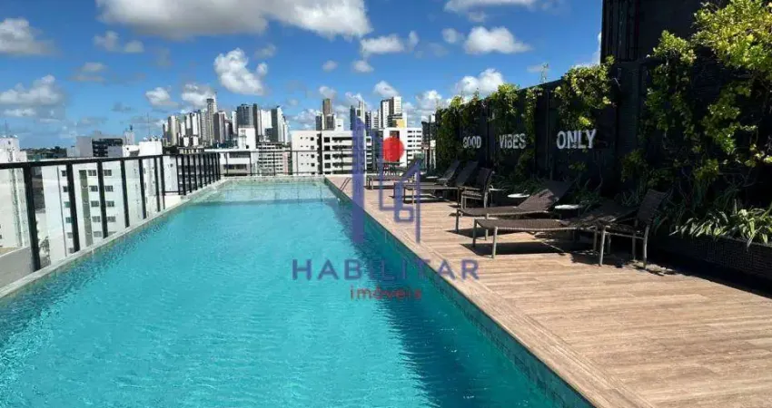 Flat com 1 quarto à venda na Avenida Infante Dom Henrique, 501, Tambaú, João Pessoa