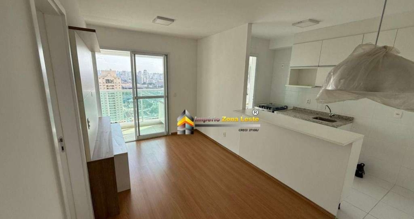 Apartamento com 1 dormitório para alugar, 45 m² por R$ 4.040/mês - Vila Gomes Cardim - São Paulo/SP