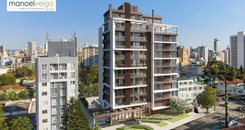 Apartamento garden com 3 dormitórios à venda, 99 m² por r$ 1.518.030,00 - alto da rua xv - curitiba/pr