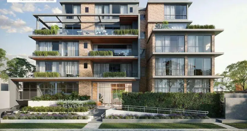 Apartamento garden com 3 dormitórios à venda, 141 m² por r$ 2.485.240,00 - hugo lange - curitiba/pr