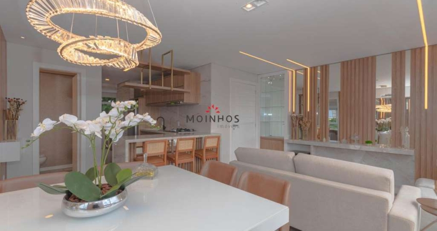 Moinhos Imóveis vende belíssimo Apto mobilidado e decorado em alto padrão pronto para morar!
