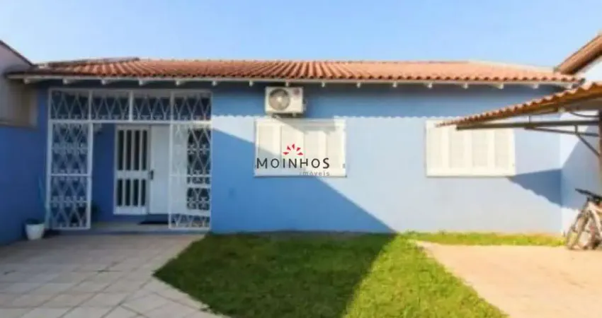 Casa com 3 dormitorios uma suite e 110m² de area privativa, amplo patio. bairro harmonia, canoas.