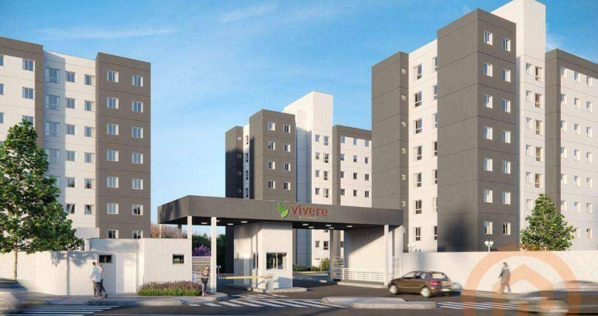 Apartamento à venda, 46 m² por R$ 345.000,00 -  Jardim Residencial Nova Veneza - Indaiatuba/SP