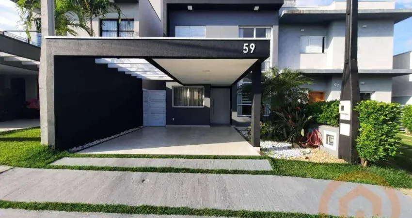 Casa com 3 suítes, 161 m² - venda por r$ 1.200.000 ou aluguel por r$ 7.050/mês - jardim park real - indaiatuba/sp