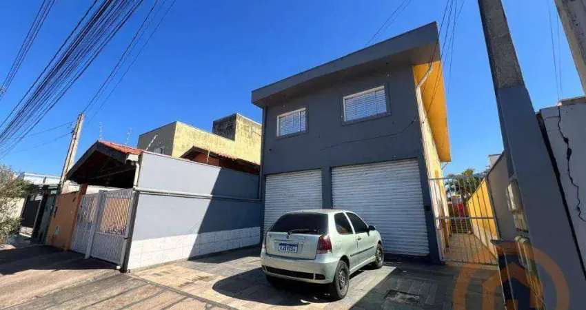Galpão, 118 m² ( inferior) superior 2 aptos ( total 240 m2) r$ 850.000 ou aluguel por r$ 3.500/mês - jardim primavera - itupeva/sp
