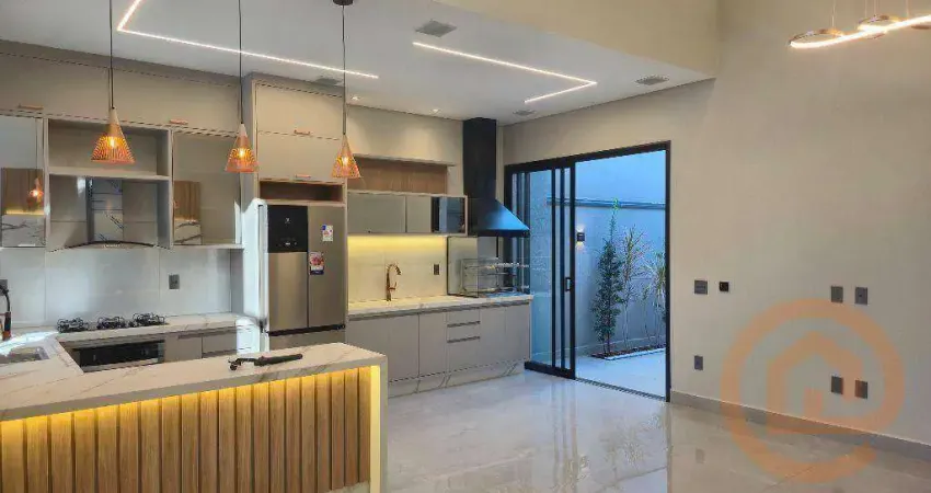 Casa com 3 dormitórios, sendo 1 suíte à venda, 125 m² por r$ 1.280.000 - jardins do império - indaiatuba/sp