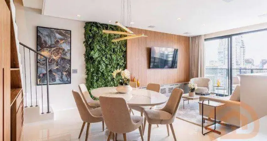 Apartamento duplex com 2 dormitórios à venda, 114 m² por r$ 5.500.000 - vila olímpia - são paulo/sp