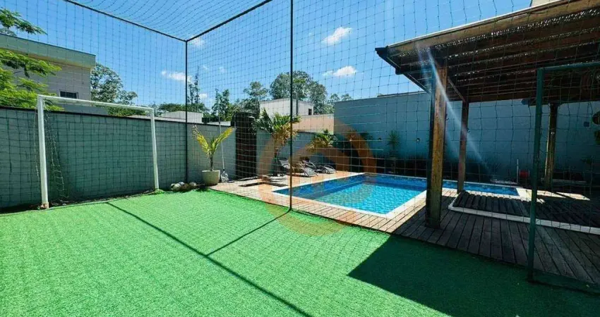 Casa Mobiliada com 3 suítes para alugar, 191 m² por R$ 13.170/mês - Residencial Ibi Aram I - Itupeva/SP