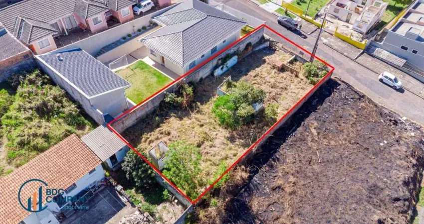 Terreno à venda, 462 m² por r$ 220.000,00 - orfãs - ponta grossa/pr