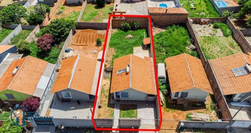 Casa com 2 dormitórios à venda, 47 m² por r$ 160.000,00 - costa rica, neves - ponta grossa/pr