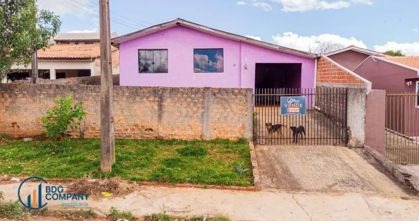 Casa com 3 dormitórios à venda, 95 m² por r$ 160.000,00 - periquitos - ponta grossa/pr