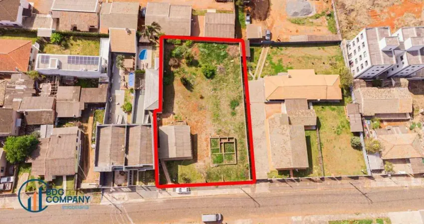 Terreno à venda, 1329 m² por r$ 650.000,00 - oficinas - ponta grossa/pr