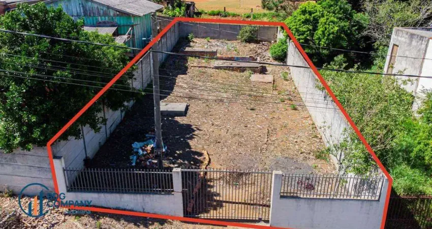 Terreno à venda, 250 m² por r$ 70.000,00 - chapada - ponta grossa/pr