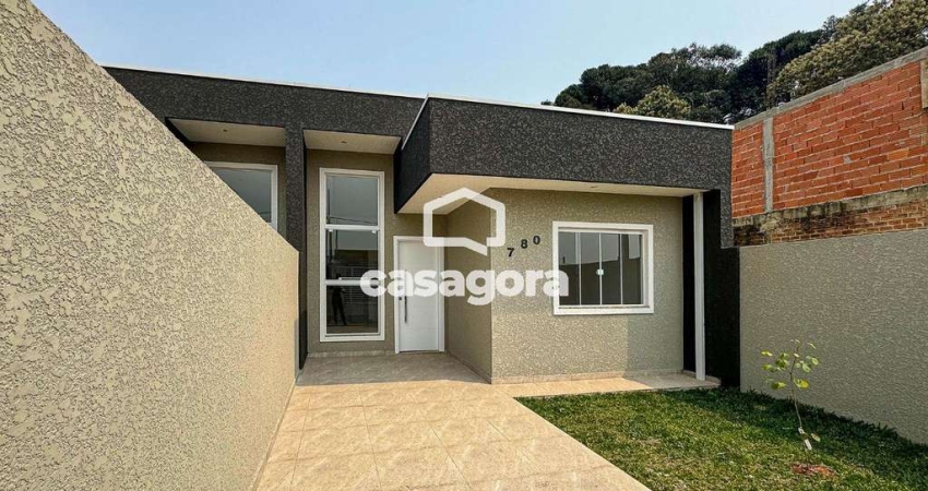 Casa Moderna de 60m  com Suíte e Área Gourmet - Excelente Localização