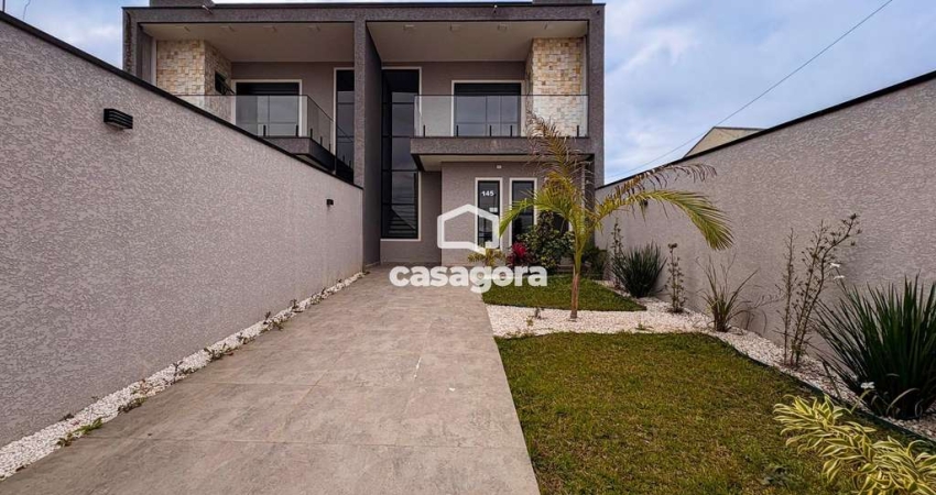 Sobrado Alto Padrão com Piscina e Paisagismo, Bairro Nações  Fazenda Rio Grande