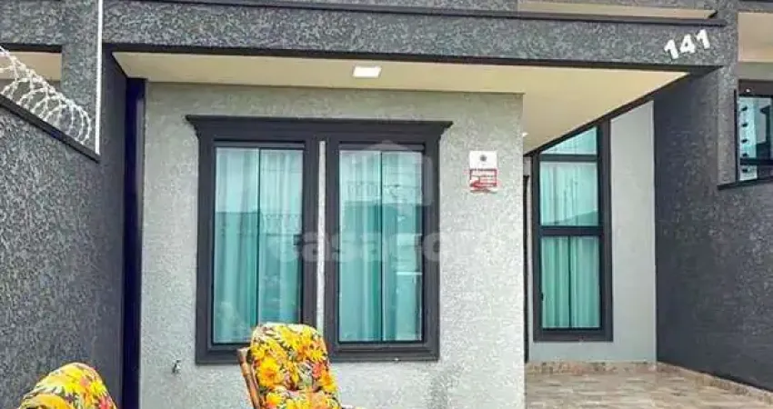 Casa 3 quartos com suíte e gourmet no gralha azul - fazenda rio grande