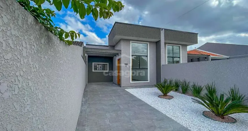 Casa 3 quartos com suíte e terreno amplo no santa terezinha - fazenda rio grande