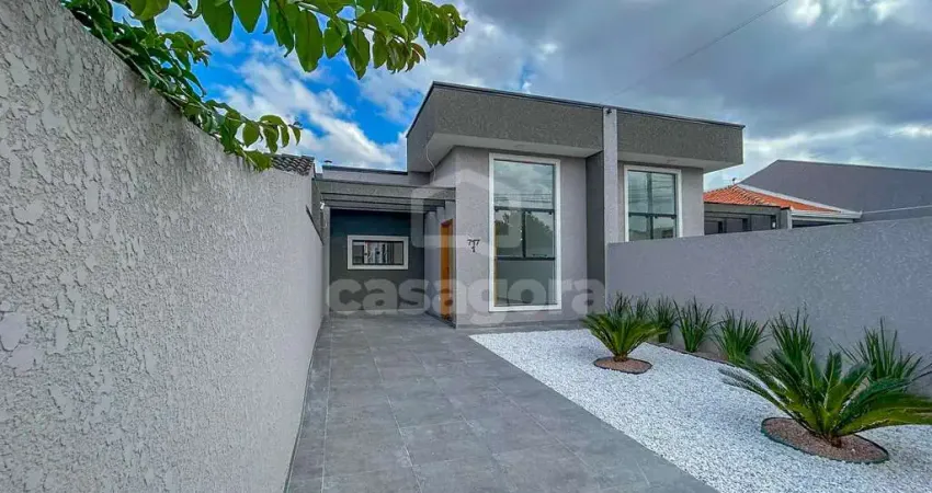 Casa 3 Quartos com Suíte e Terreno Amplo no Santa Terezinha - Fazenda Rio Grande
