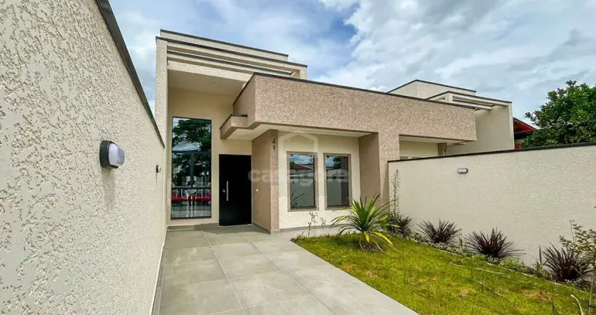 Casa 3 quartos com suíte, área gourmet e amplo terreno - fazenda rio grande