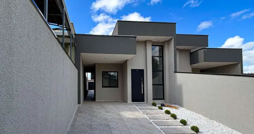 Casa 3 Quartos com Suíte, Área Gourmet e Pé Direito Alto - Fazenda Rio Grande