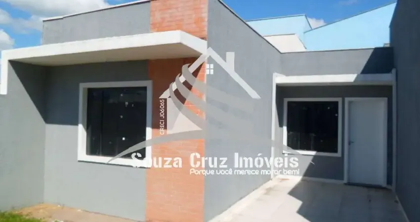 Casa no atuba em curitiba de frente para rua- pronto para morar!!!