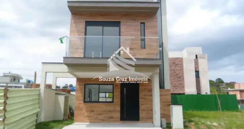 Sobrado cond. clube - 03 suítes - terraço com churrasqueira.