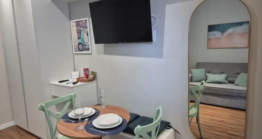 Studio   - perfeito para investidor para locação airbnb- boqueirão- santo-sp