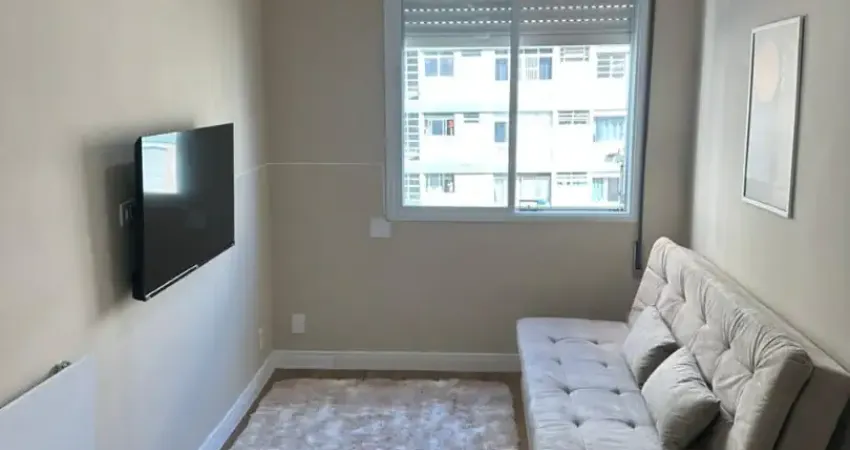 Apto reformado , 1  dorm , 36m² , prédio na orla, embaré -santos/sp