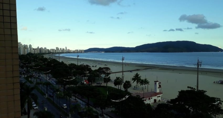 Apartamento Total Vista Mar com 3 Quartos, 1 vaga, à venda, 130m² - Gonzaga-Santos/SP