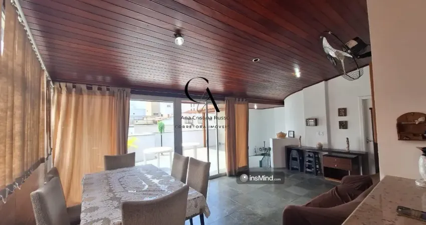 Cobertura duplex à venda na praia da enseada – 3 dorms, 3 suítes, 2 vagas