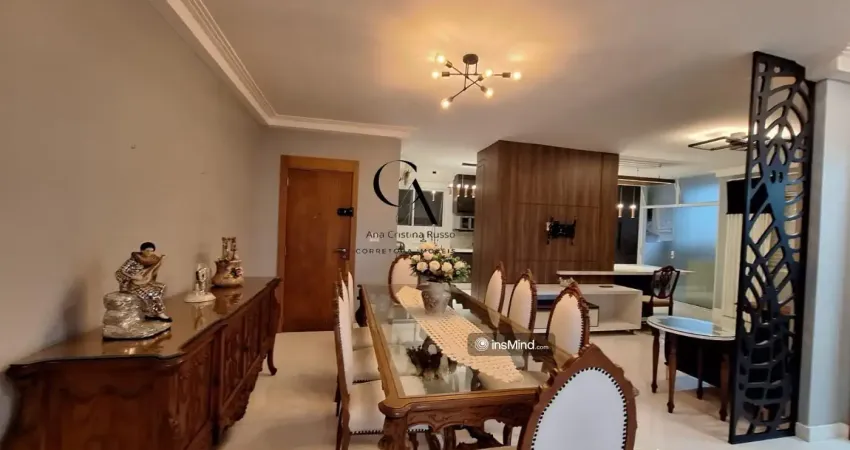 Apto mobiliado venda 3 dorm, 1 suíte, 150m² ,, vaga demarcada- quadra da praia - aparecida- santos/sp