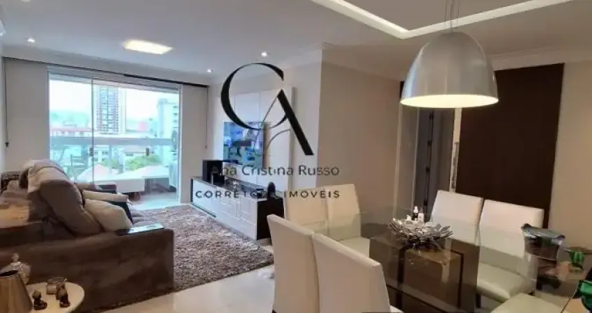 Apto venda 3 dorm - 125m² - 1 vaga demarcada - dependência completa- 125m² - ponta da praia - santos/sp